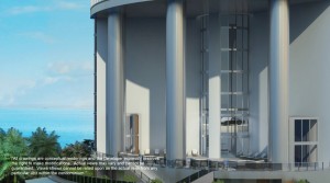 close-up West Side Sunset Deck Discl